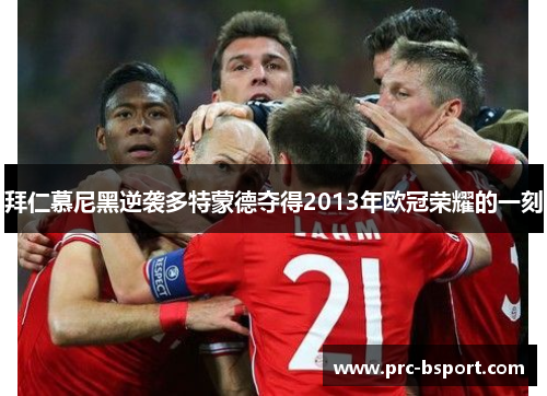 拜仁慕尼黑逆袭多特蒙德夺得2013年欧冠荣耀的一刻